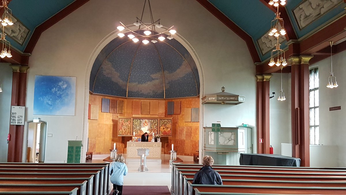 Szlakiem pielgrzymów do  św. Olafa